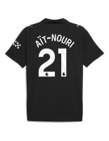 Moške Nogometnih dresov Manchester City Rayan Ait-Nouri #21 Gostujoči 2025-26 Kratki rokavi Moške Nogometnih dresov Manchester City Rayan Ait-Nouri #21 Gostujoči 2025-26 Kratki rokavi